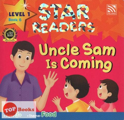[TOPBOOKS Pelangi Kids] Star Readers Level 1 Book 6 Uncle Sam Is Coming