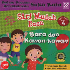 [TOPBOOKS Pelangi Kids] Siri Mudah Baca Set Kedua Buku 4 Sara dan Kawan-kawan