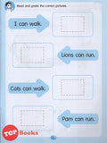 [TOPBOOKS Pelangi Kids] Little Grammar Workbooks with Stickers Eat and Drink (a workbook on action words or verbs)