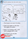 [TOPBOOKS Pelangi Kids] Little Grammar Workbooks with Stickers Press or Do Not Press? (positive and negative sentences)