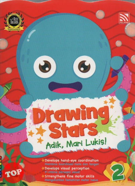 [TOPBOOKS Pelangi Kids] Drawing Stars Adik, Mari Lukis Buku 2