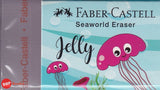 [TOPBOOKS Faber-Castell] Seaworld Eraser Dust-Free (Jelly Pink)