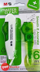 [TOPBOOKS M&G] Master Clean Correction Tape (Green)