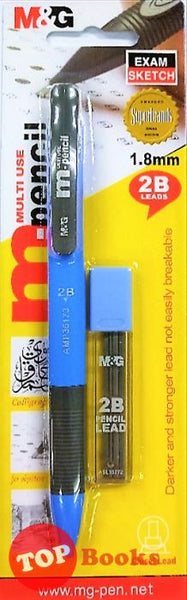 [TOPBOOKS M&G] Multi Use Pencil Chisel Lead 1.8 mm (Dark Blue)