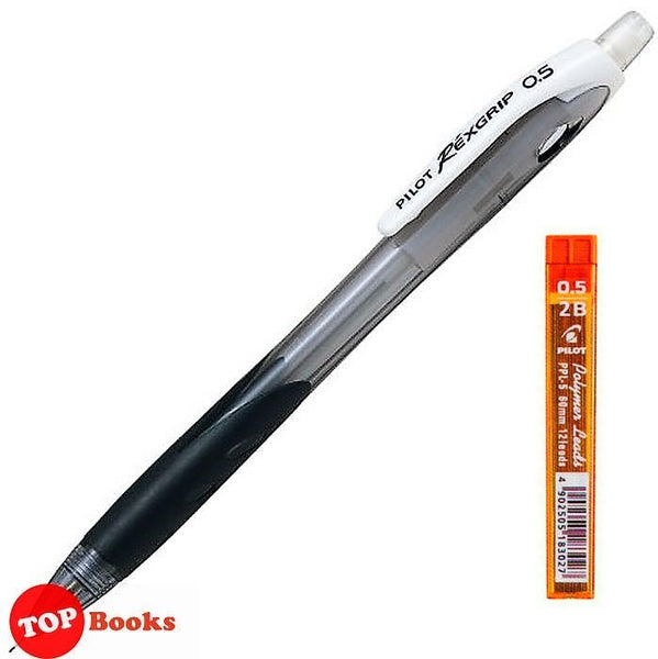[TOPBOOKS Pilot] Rexgrip Pastel Mechanical Pencil 0.5 (Black)