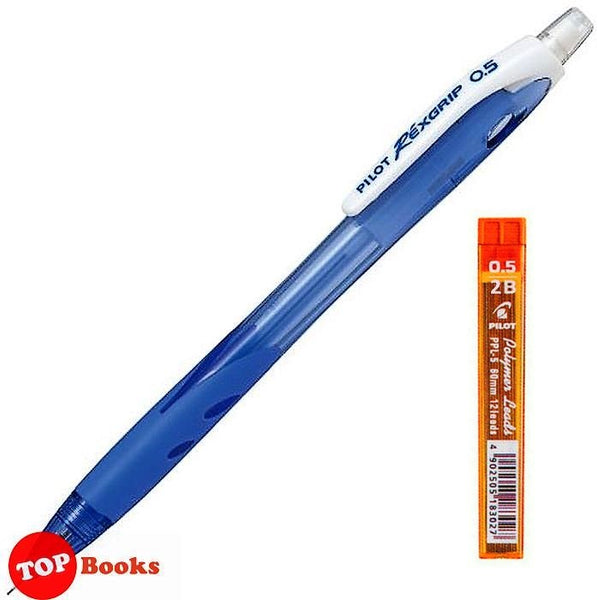 [TOPBOOKS Pilot] Rexgrip Pastel Mechanical Pencil 0.5 (Blue)