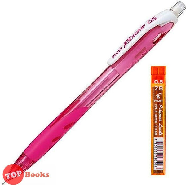 [TOPBOOKS Pilot] Rexgrip Pastel Mechanical Pencil 0.5 (Pink)