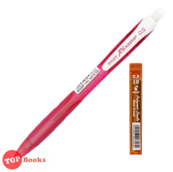 [TOPBOOKS Pilot] Rexgrip Mechanical Pencil 0.5 (Pink)