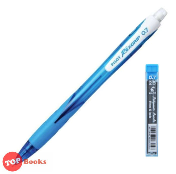 [TOPBOOKS Pilot] Rexgrip Mechanical Pencil 0.7 (Blue)