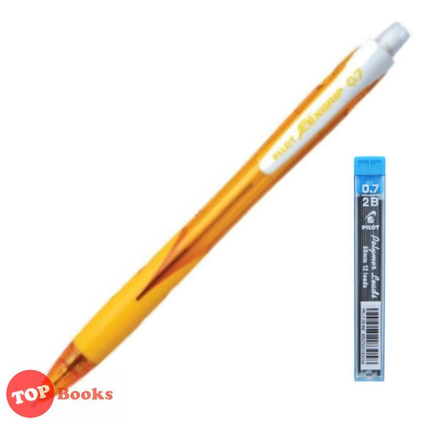 [TOPBOOKS Pilot] Rexgrip Mechanical Pencil 0.7 (Orange)