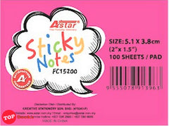 [TOPBOOKS AStar] Sticky Notes FC15200 (Pink)