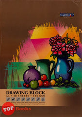 [TOPBOOKS CAMPAP] Drawing Block A3 CA3616 (Vase)
