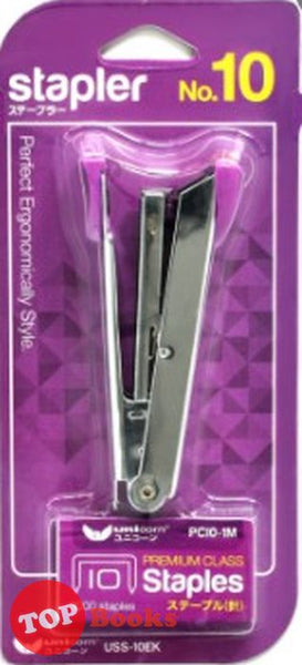 [TOPBOOKS Unicorn] Stapler Set No. 10 USS-10EK (Purple)