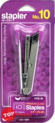 [TOPBOOKS Unicorn] Stapler Set No. 10 USS-10EK (Purple)