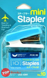 [TOPBOOKS Unicorn] Mini Stapler Set No. 10 USS-10M1 (Blue)