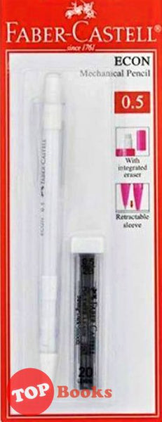 [TOPBOOKS Faber-Castell] Econ Mechanical Pencil 0.5 set (White)