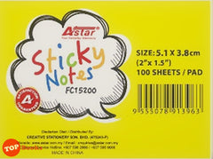 [TOPBOOKS AStar] Sticky Notes FC15200 (Yellow)